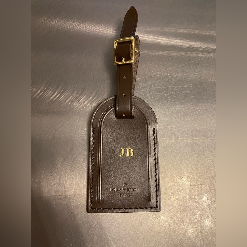 Louis Vuitton Ebene Luggage Tag
